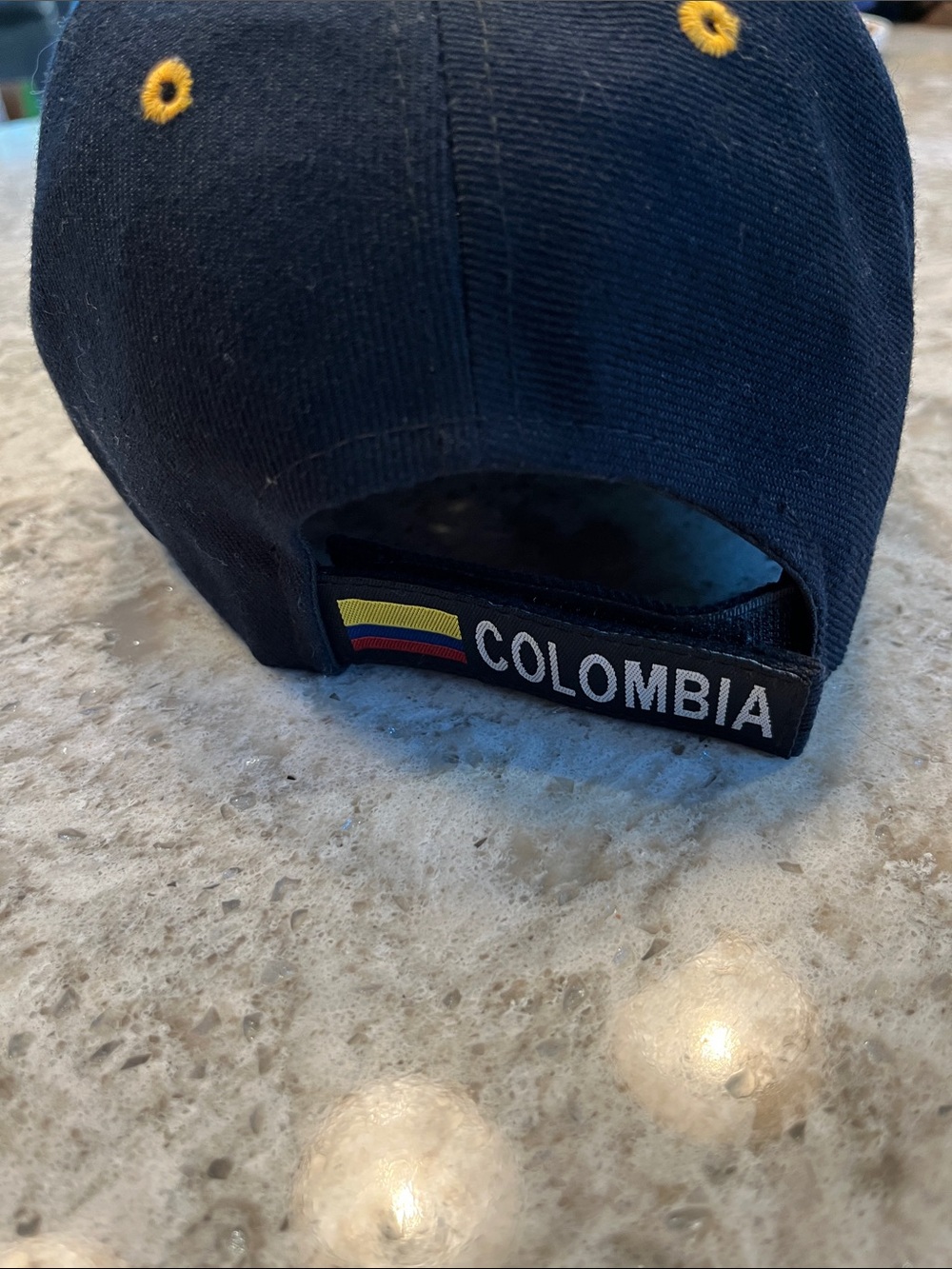 Colombia Embroidered Baseball Cap - Navy
w Red,Yellow Accents One Sz Wool/Acryl - Picture 2 of 5